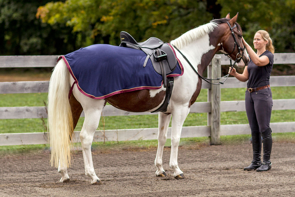 Personalized Fleece Quarter Sheet Horse