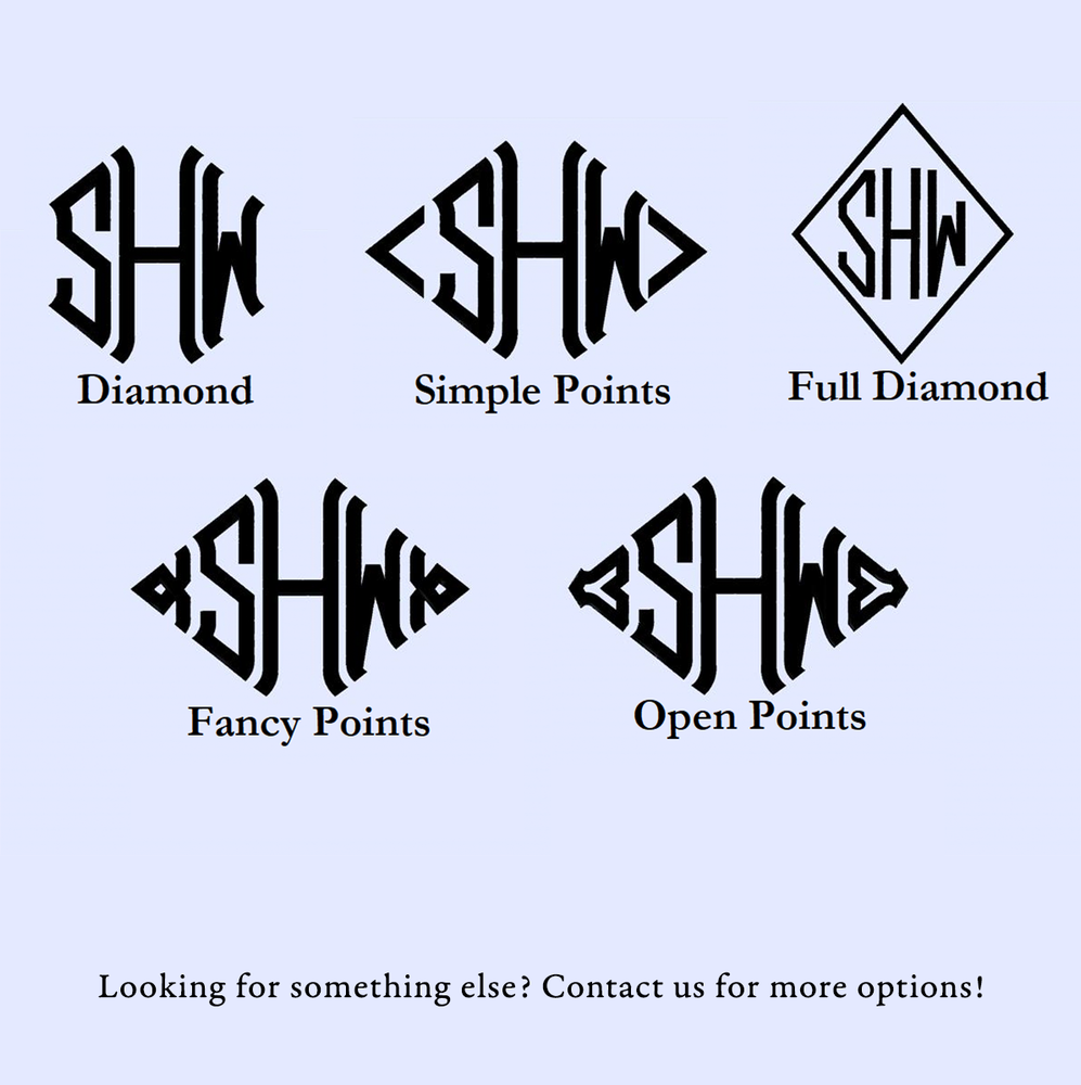 Diamond Monogram Fonts