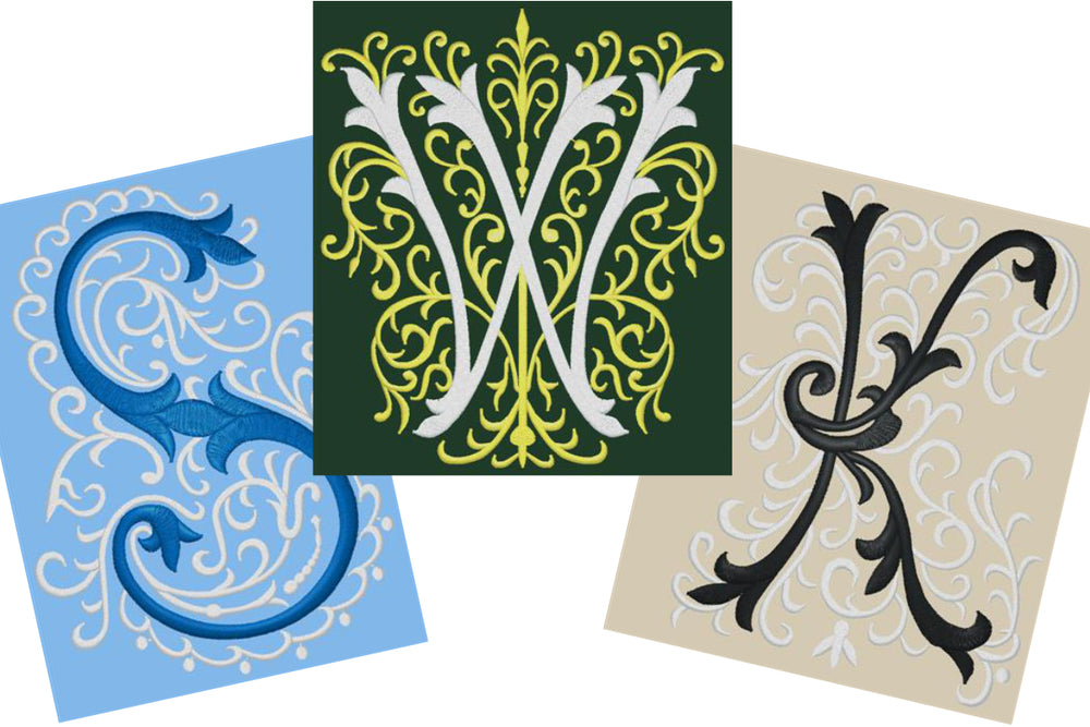 Fancy Single Letter Monogram – Saratoga Horseworks